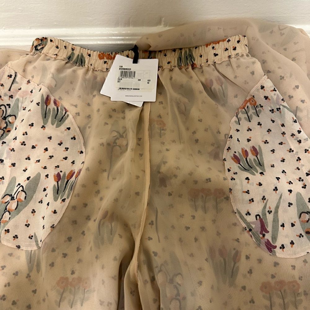 Authentic Red Valentino silk blend wide size EU 40 - Picture 9 of 11